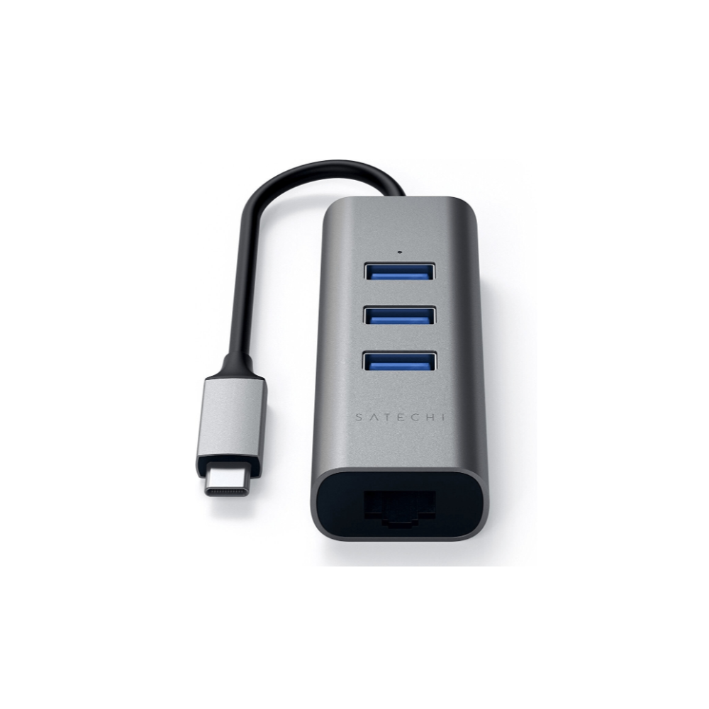 Hub SATECHI type C 2 en 1 USB 3.0