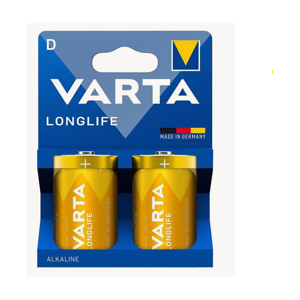 Pile LR20 VARTA Alcaline "Longlife" D (par 2) //