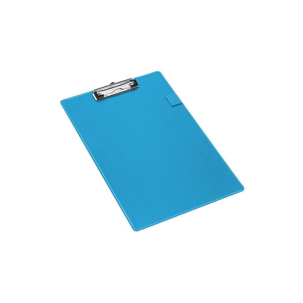 Porte Bloc A4 en PVC rigide avec Pince Forte - BLEU - Z