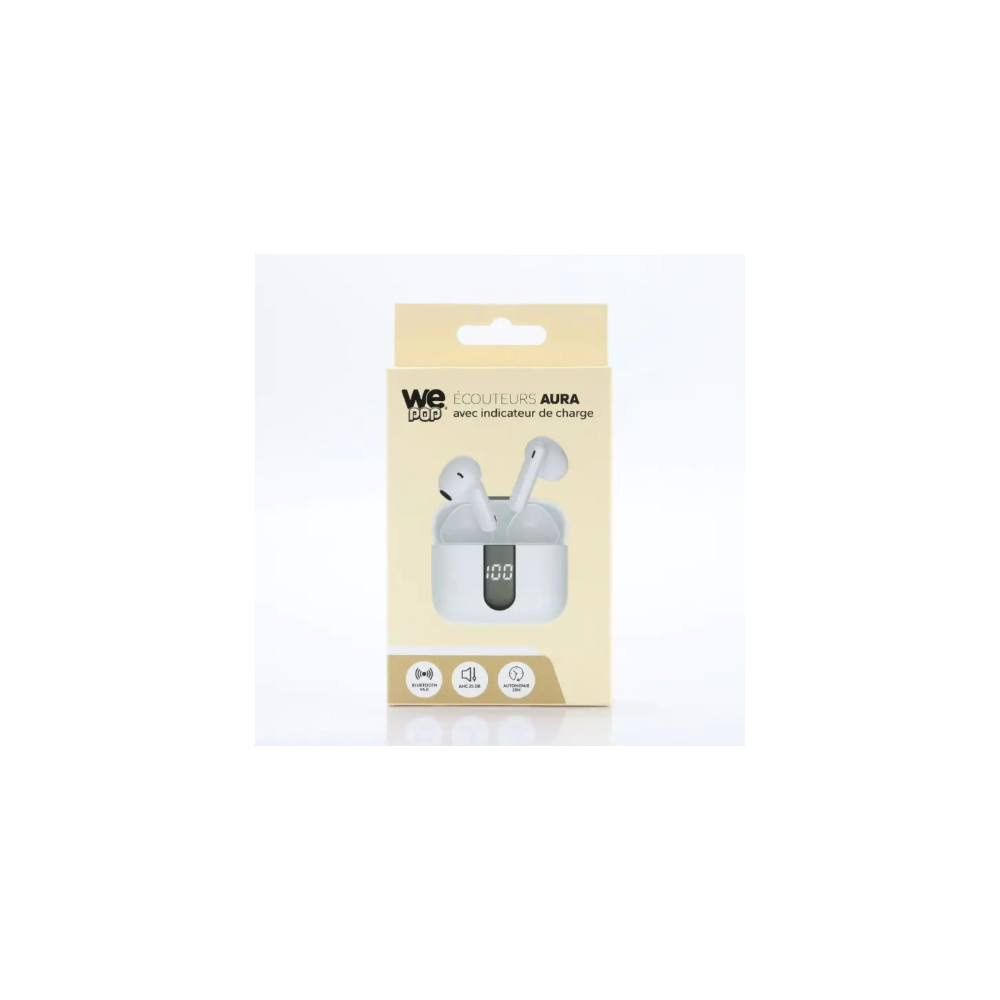 Casque WE COSMO bluetooth arceau pliable bleu **