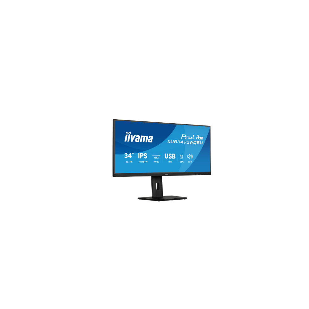 Moniteur 34" IIYAMA XUB3493WQSU-B6 HDMI/DP/USB-A/USB-C //