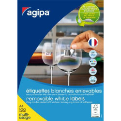 Etiquettes Multifonctions  48.5 x 25.4mm - 100 f A4 - 4 000 unités //