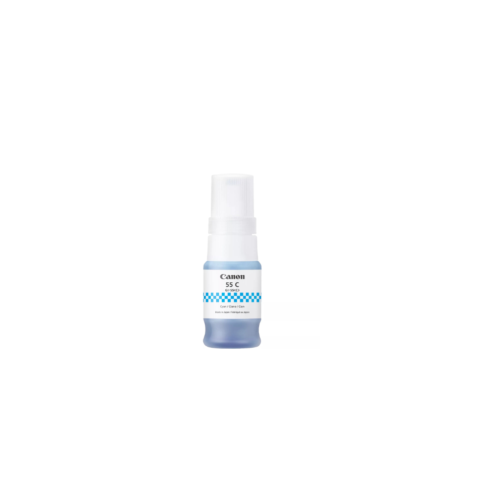 Bouteille Canon GI-55C - Cyan 3000 p - MAXIFY 2050