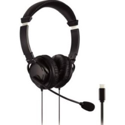 Casque micro filaire HiFi KENSINGTON USB-C sous Win/iOS