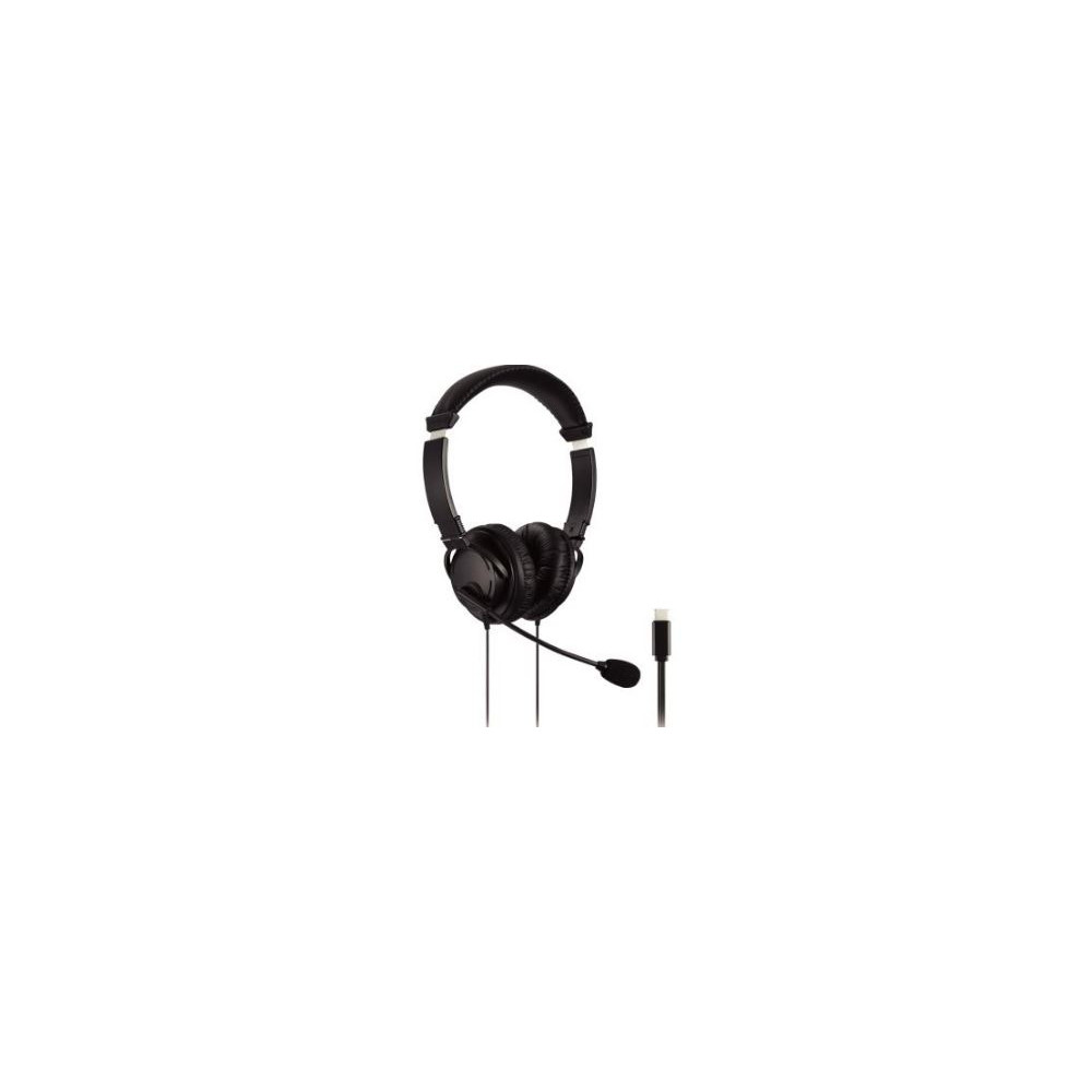 Casque micro filaire HiFi KENSINGTON USB-C sous Win/iOS