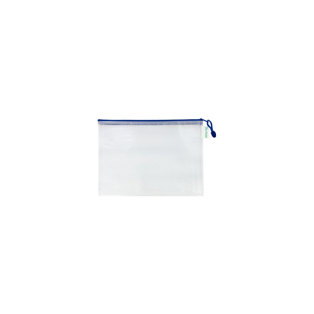 Pochette fourre tout PVC transp zip renforcé - 33x24cm - unité //
