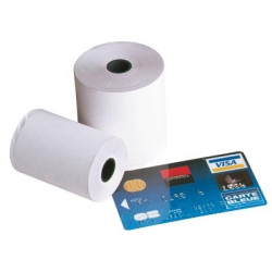 Rouleau papier thermique (dim: 57 x 40 x 12mm) - 18 mètres (TPE) //