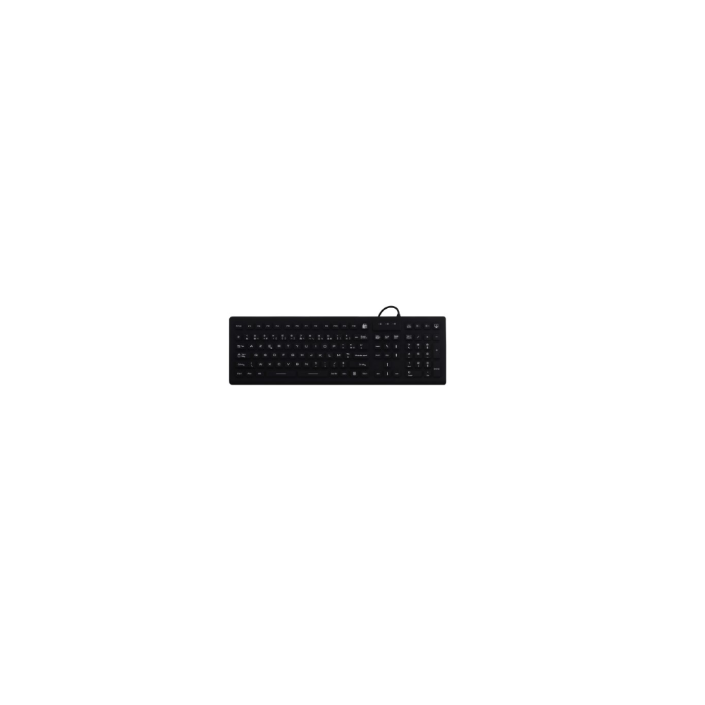 Clavier filaire médical IP68 noir //